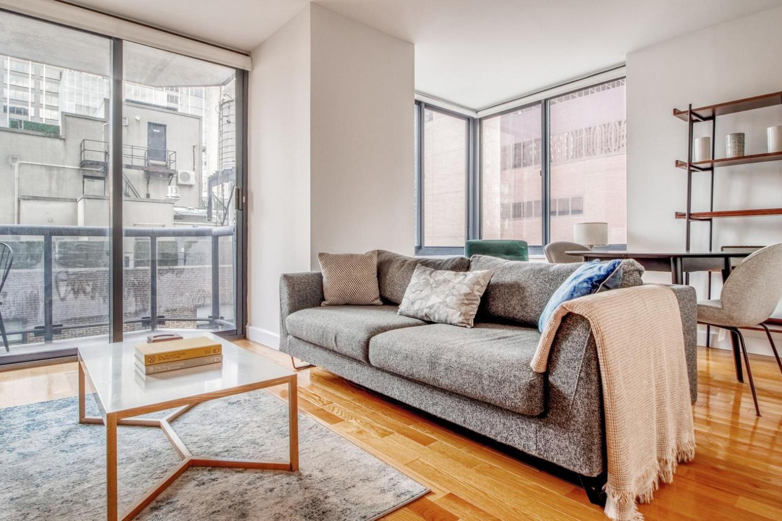 Apartment Midtown 1br W Doorman Gym Nr Times Square Nyc-1208 *